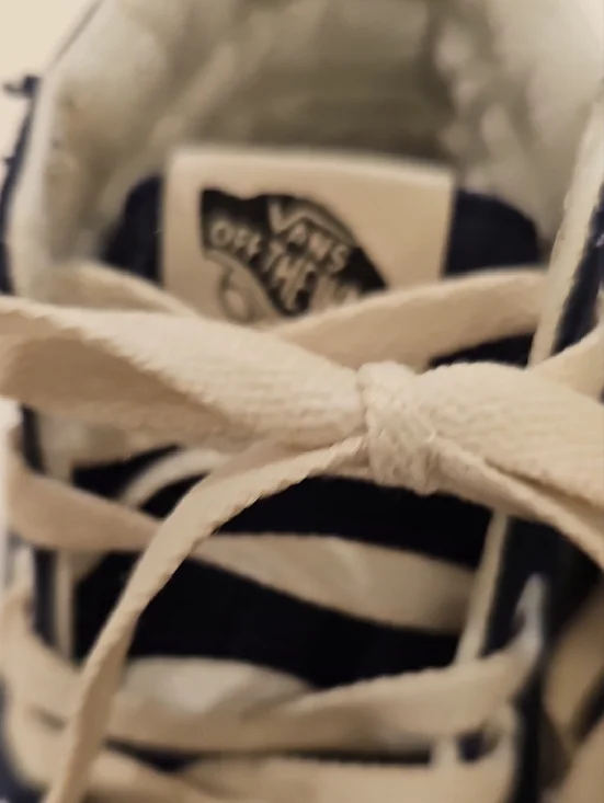 Vans SK8 High-Top Sneakers in Navy and White Men's Size 9 Women's Size 10.5 - Picture 6 of 11